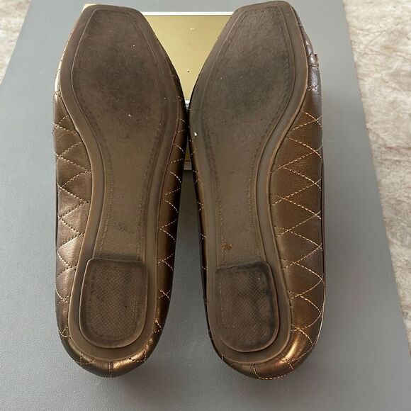 Gold Ballet  Flats - Picture 5 of 5